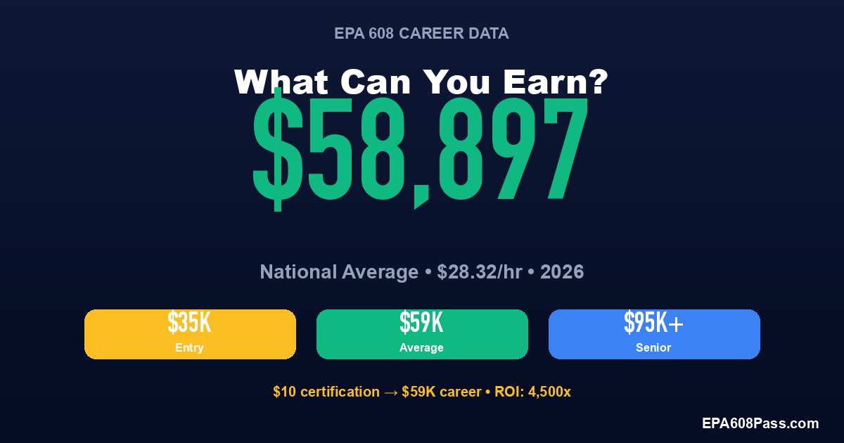 EPA 608 Salary & Jobs: What Can You Earn? (2026)